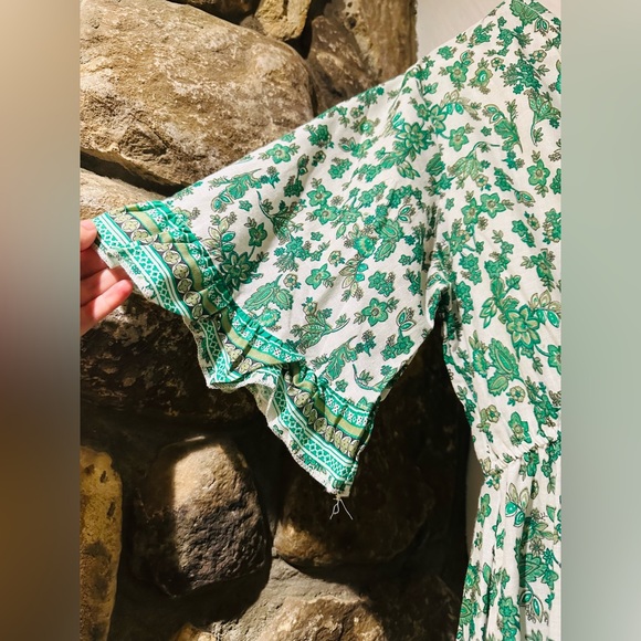 NWT Lapogee cotton linen blend maxi dress. Size S. Very hobo cottage core. - Picture 6 of 14